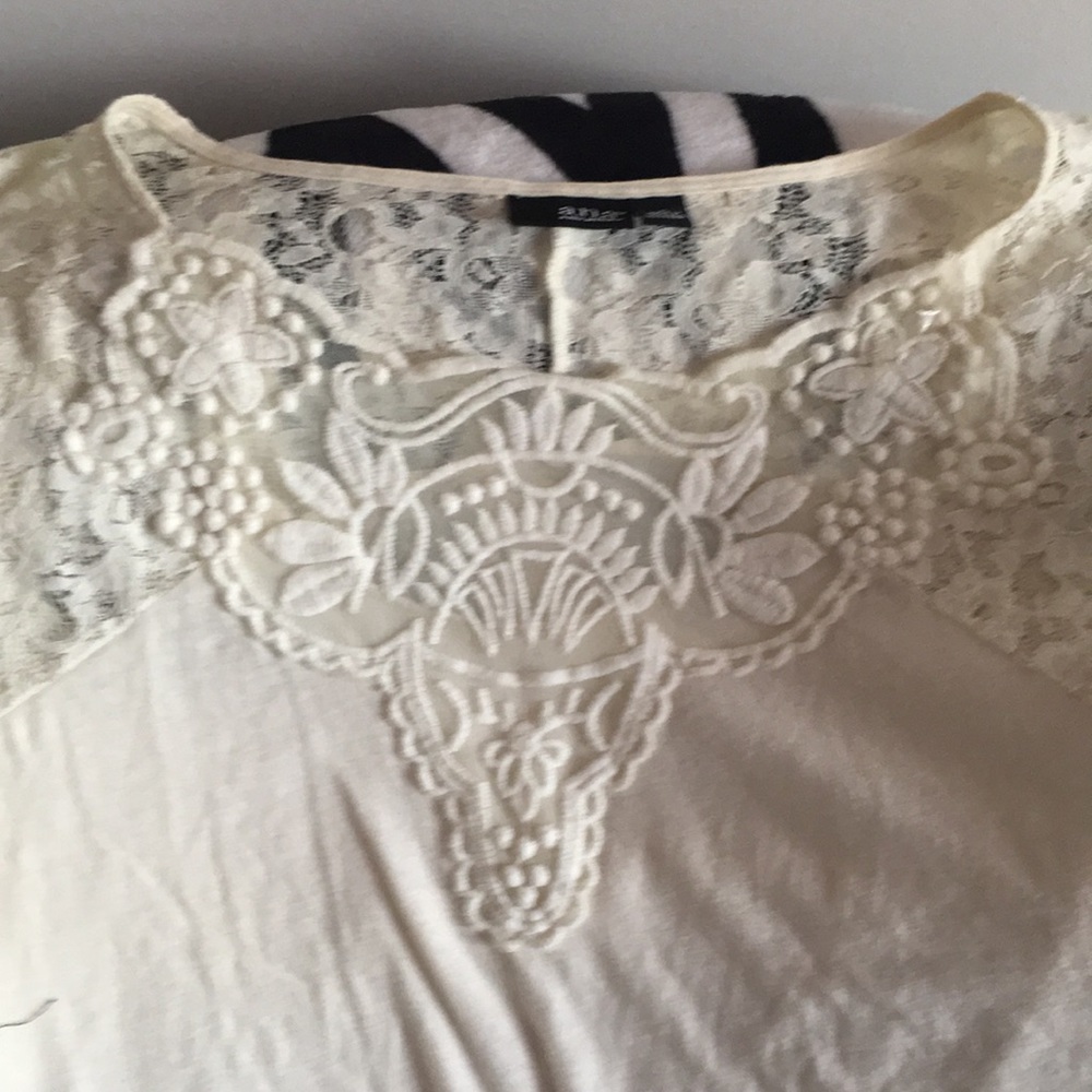 Ana cream cotton top